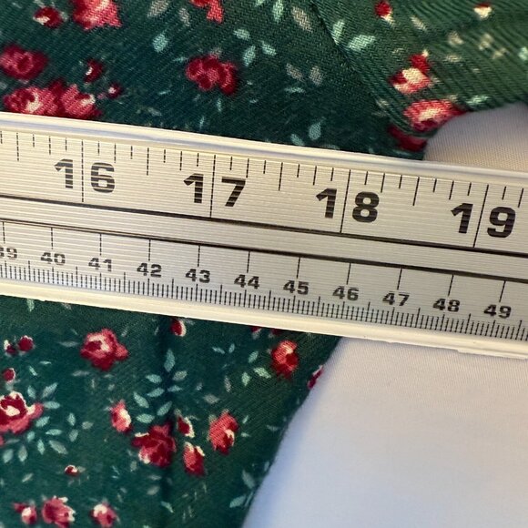 VTG 80s LAURA ASHLEY DRESS WOMENS 10 FLORAL LONG SLEEVE COLLARED GREAT BRITAIN - Picture 11 of 16